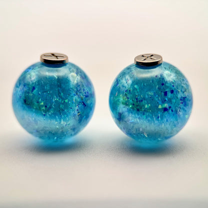 Hoodie Charms – Opal Shards – Perles Effet Nacré pour Cordon de Hoodie - Hoodie Charms - Fluo Yellow