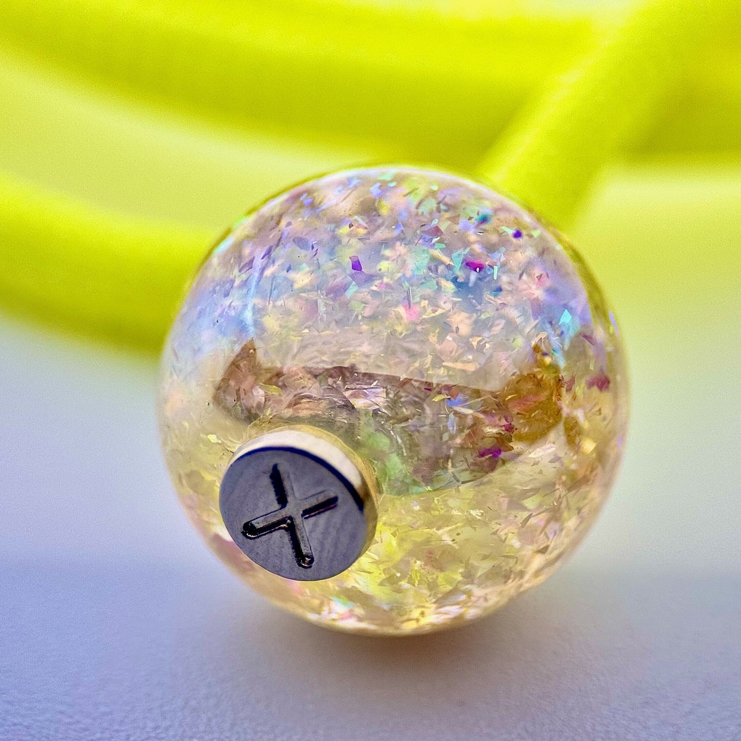 Hoodie Charms – Opal Shards – Perles Effet Nacré pour Cordon de Hoodie - Hoodie Charms - Jaune