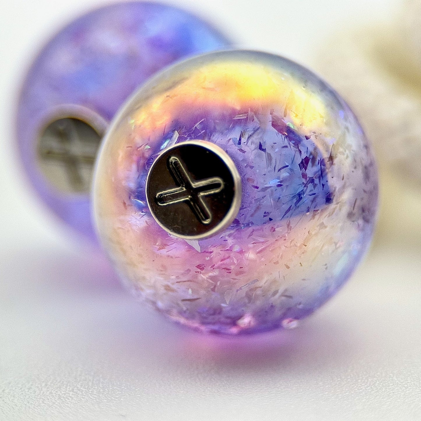 Hoodie Charms – Opal Shards – Perles Effet Nacré pour Cordon de Hoodie - Hoodie Charms - Jaune