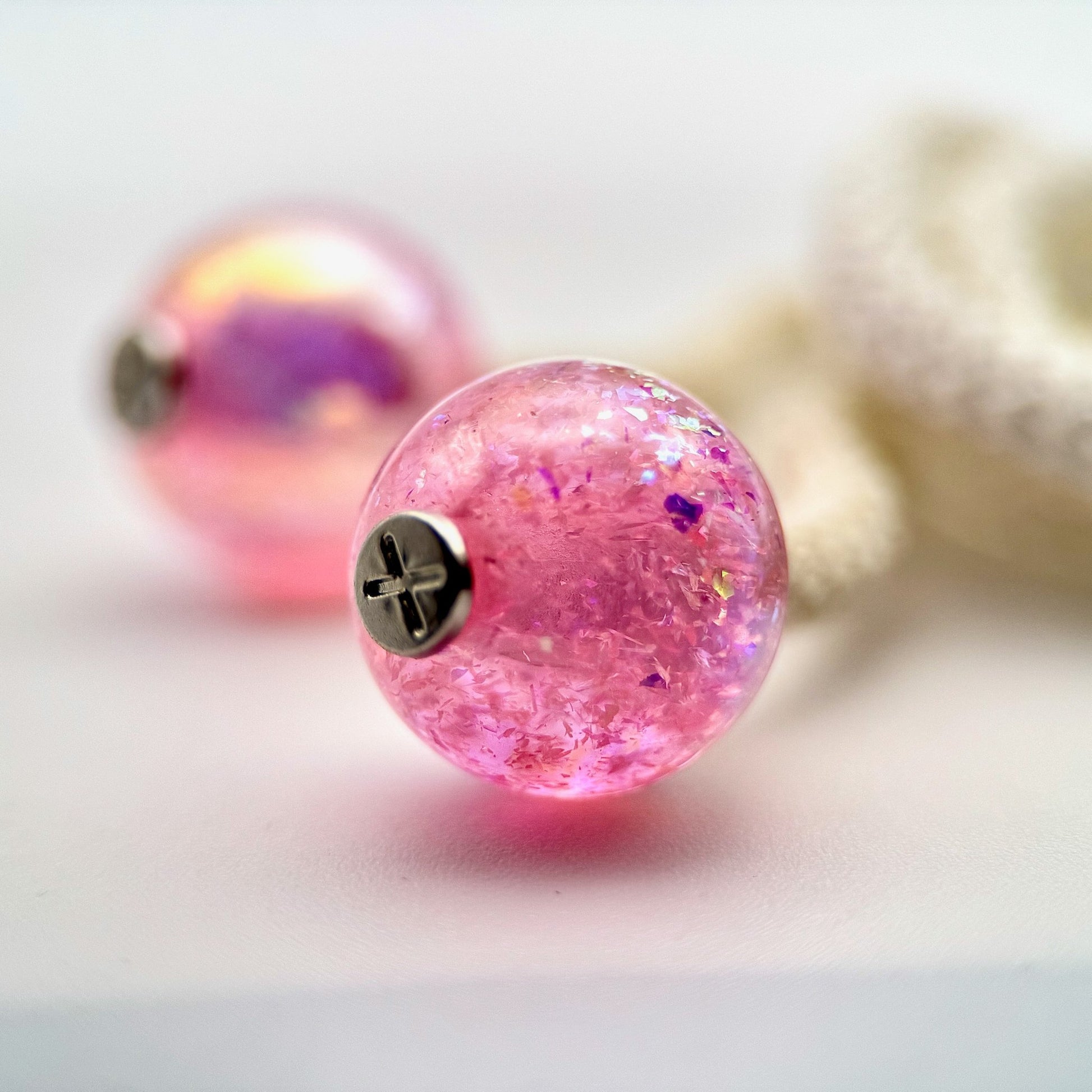 Hoodie Charms – Opal Shards – Perles Effet Nacré pour Cordon de Hoodie - Hoodie Charms - Rouge