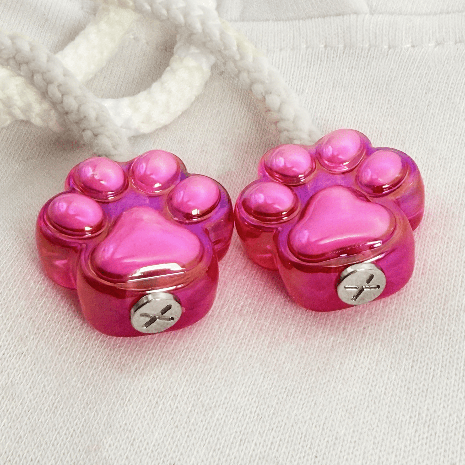 Hoodie Charms® – Paw Pop – Perles de Hoodie - Hoodie Charms - Blanc