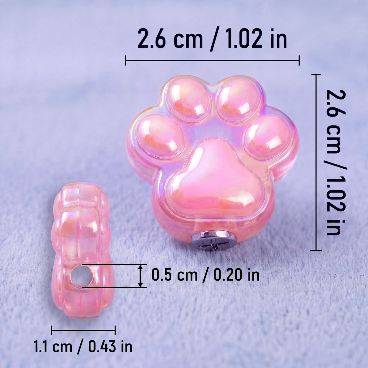 Hoodie Charms® – Paw Pop – Perles de Hoodie - Hoodie Charms - Blanc