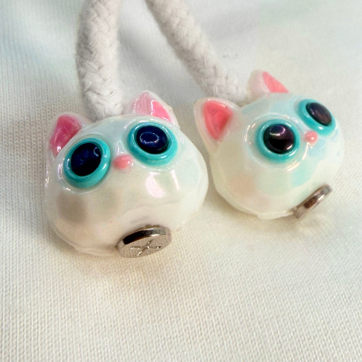 HOODIE CHARMS®- Pixel Cat – Perles de hoodie - Hoodie Charms - Noir