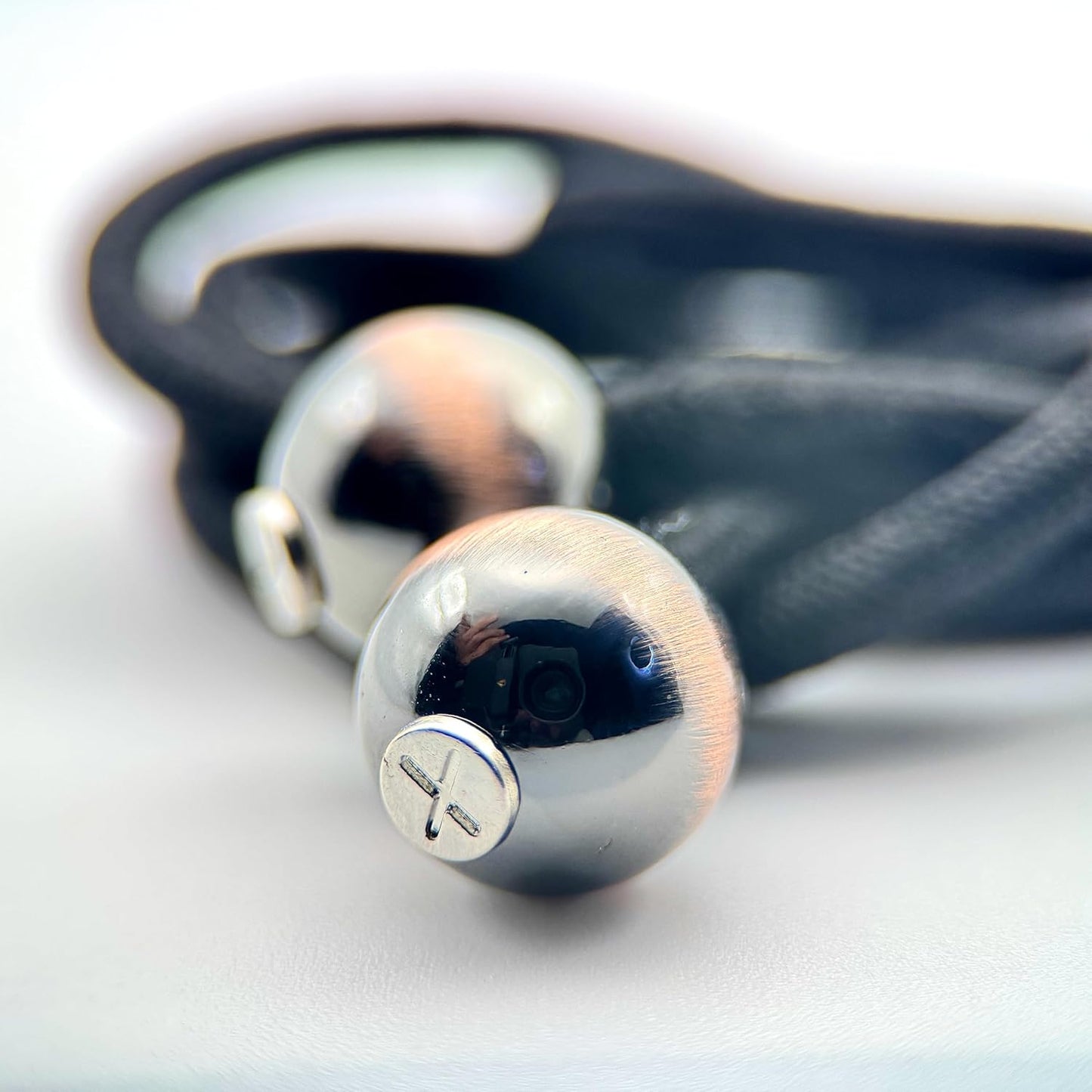 HOODIE CHARMS – Série ABS Luxe Gold – Perle pour Cordon de Hoodie - Hoodie Charms - Black Chrome