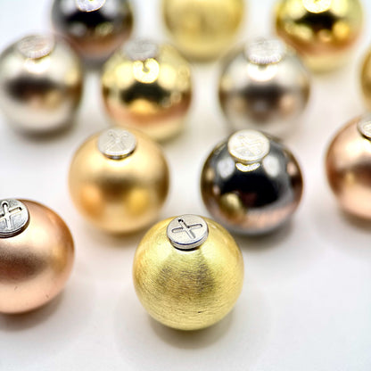 HOODIE CHARMS – Série ABS Luxe Gold – Perle pour Cordon de Hoodie - Hoodie Charms - Matte Gold