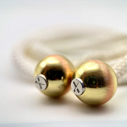 HOODIE CHARMS – Série ABS Luxe Gold – Perle pour Cordon de Hoodie - Hoodie Charms - Shiny Gold