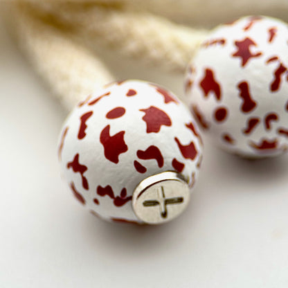 HOODIE CHARMS – Série Animal Instinct – Perle pour Cordon de Hoodie - Hoodie Charms - Pink Cow