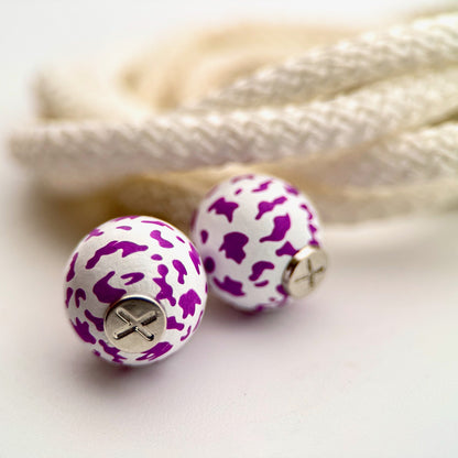 HOODIE CHARMS – Série Animal Instinct – Perle pour Cordon de Hoodie - Hoodie Charms - Purple Spot