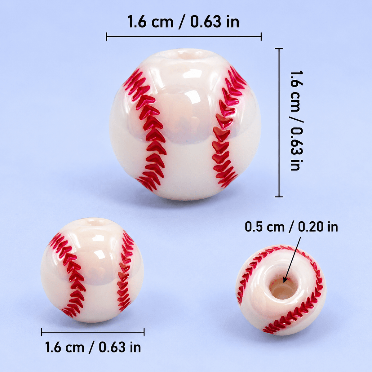 HOODIE CHARMS® – Série Baseball – Perles de Hoodie - Hoodie Charms - UV NOIR