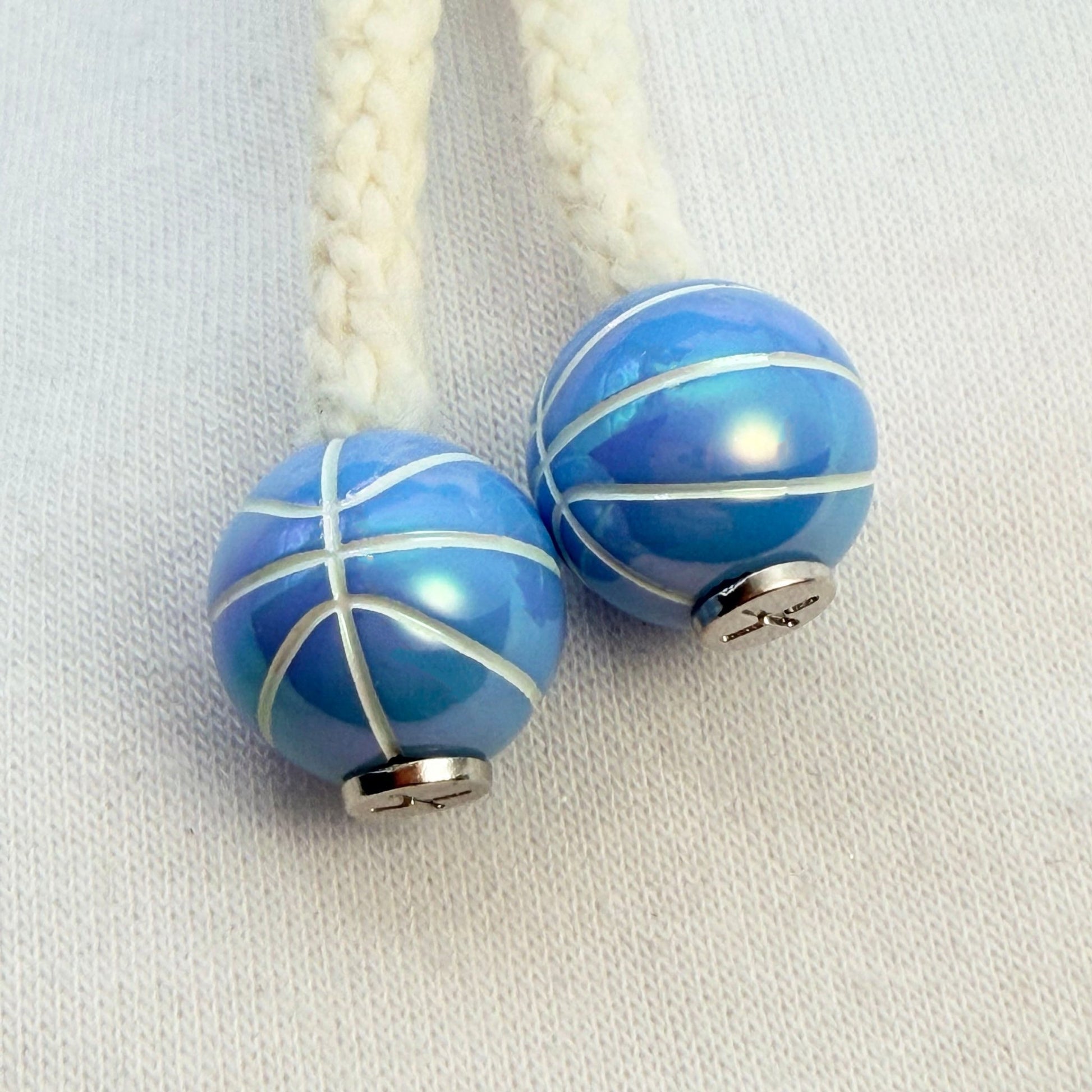 Hoodie Charms - Série Basketball – Perles de Hoodie - Hoodie Charms - Bleu Ciel