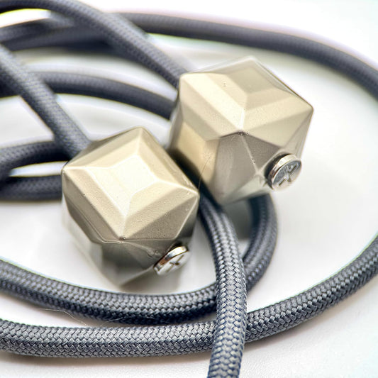 HOODIE CHARMS – Série Block – Perle pour Cordon de Hoodie - Hoodie Charms - Argent