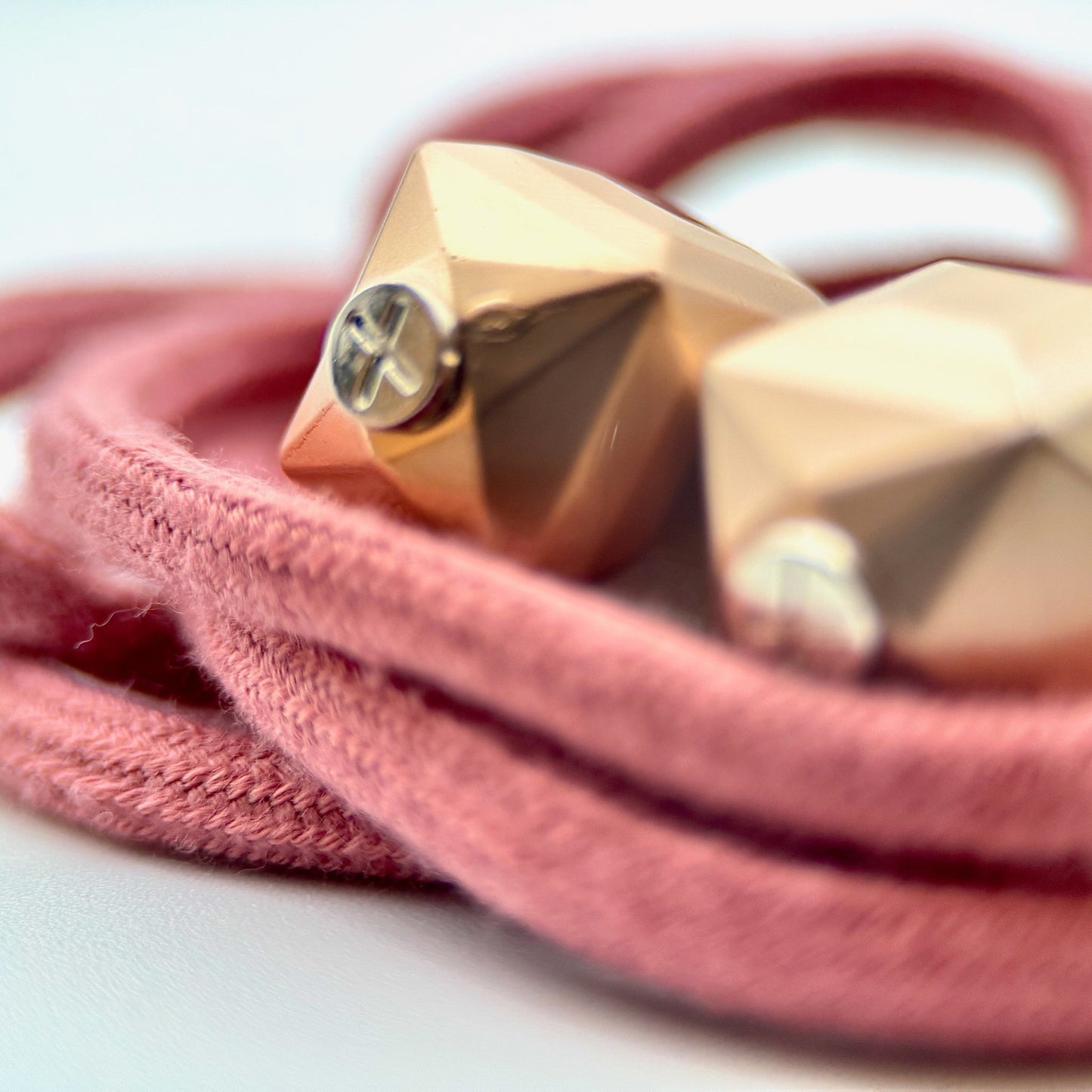 HOODIE CHARMS – Série Block – Perle pour Cordon de Hoodie - Hoodie Charms - Or rose