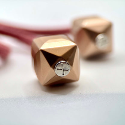 HOODIE CHARMS – Série Block – Perle pour Cordon de Hoodie - Hoodie Charms - Or rose