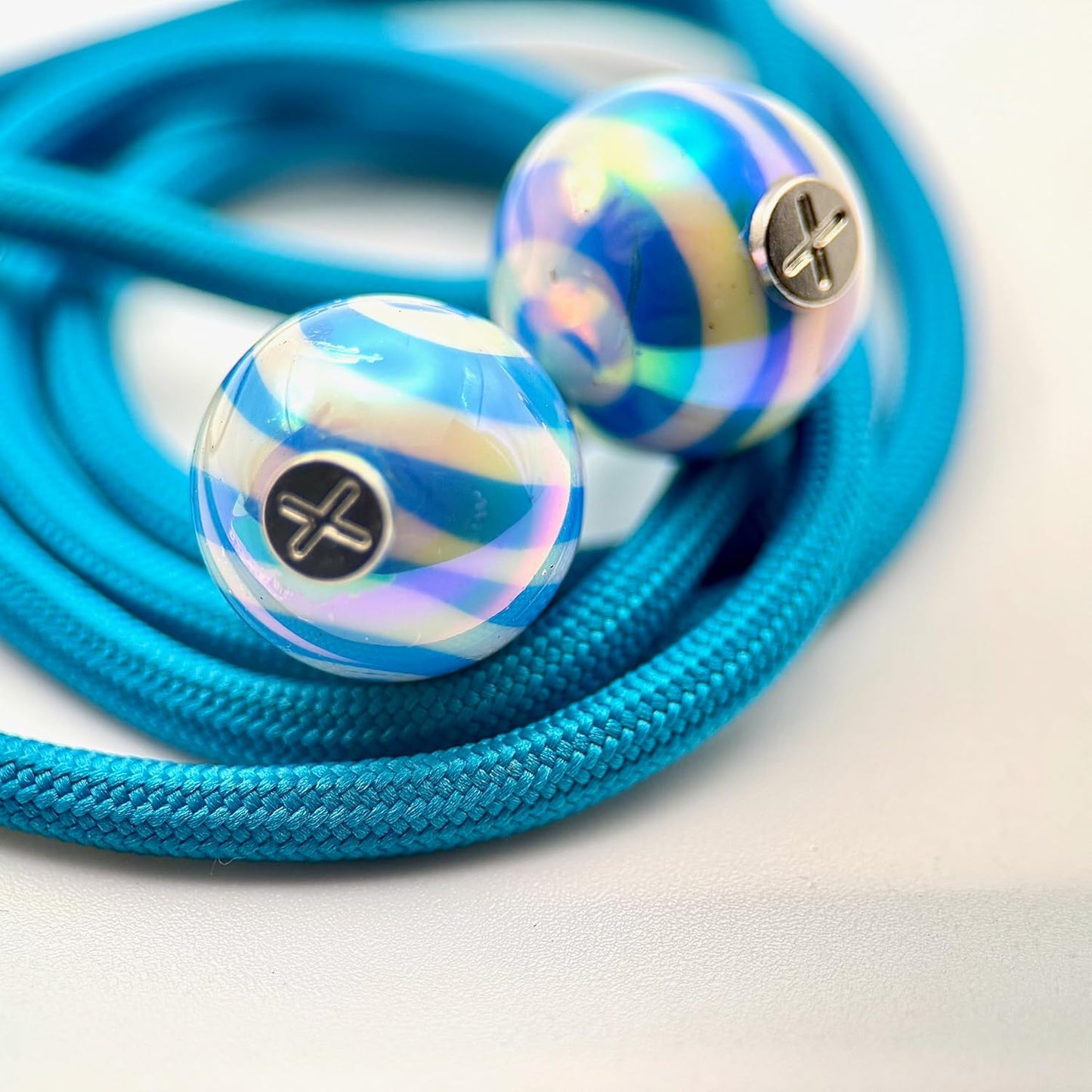 HOODIE CHARMS – Série Candy Swirl – Perle pour Cordon de Hoodie - Hoodie Charms - Bleu