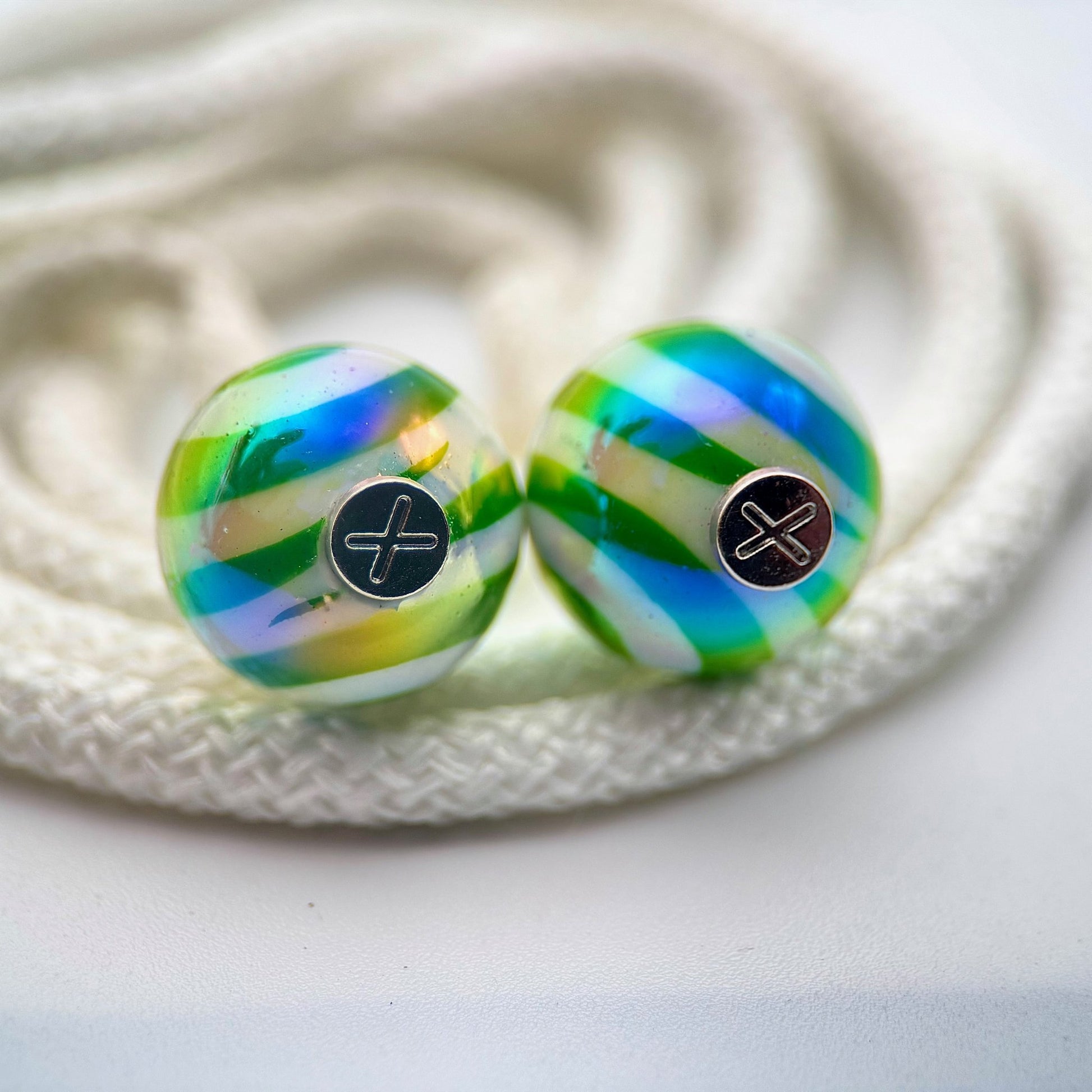 HOODIE CHARMS – Série Candy Swirl – Perle pour Cordon de Hoodie - Hoodie Charms - Orange