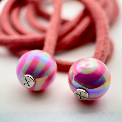 HOODIE CHARMS – Série Candy Swirl – Perle pour Cordon de Hoodie - Hoodie Charms - Rose