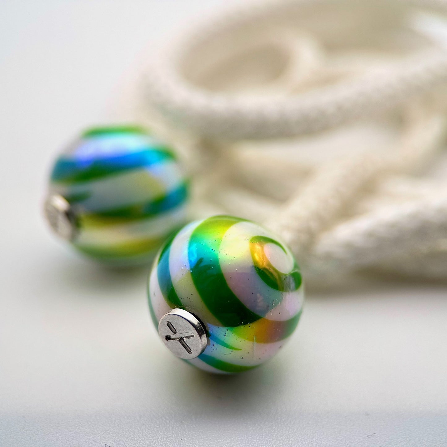 HOODIE CHARMS – Série Candy Swirl – Perle pour Cordon de Hoodie - Hoodie Charms - Vert