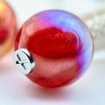 HOODIE CHARMS – Série Galaxy – Perle pour Cordon de Hoodie - Hoodie Charms - Red