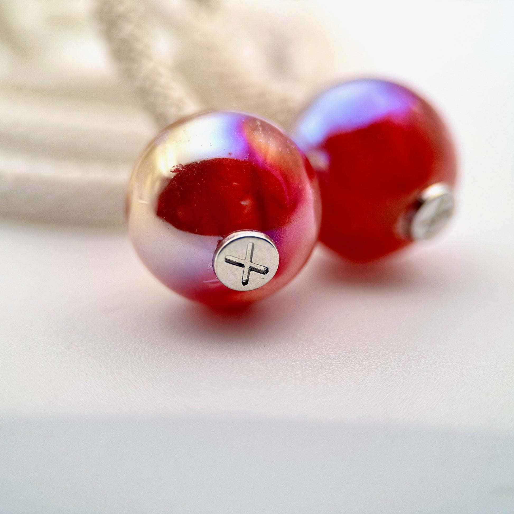 HOODIE CHARMS – Série Galaxy – Perle pour Cordon de Hoodie - Hoodie Charms - Red