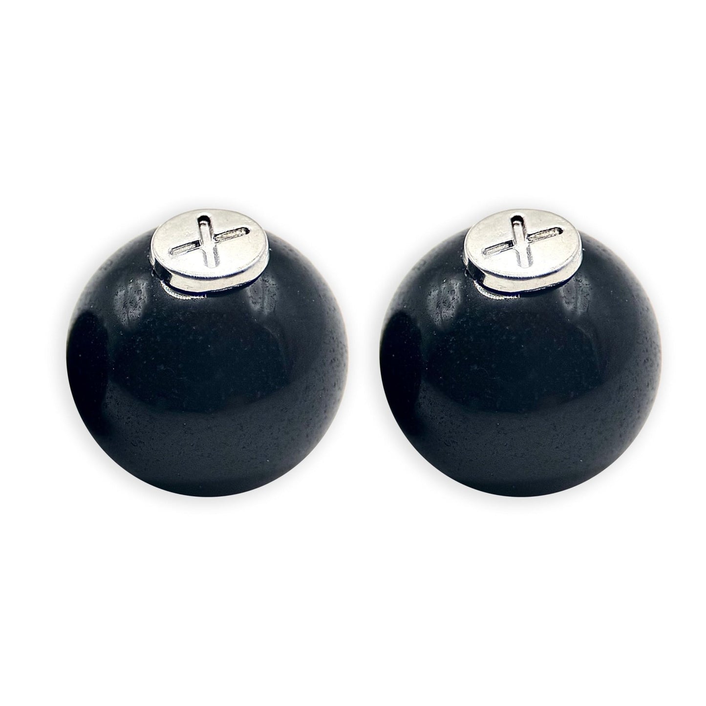 HOODIE CHARMS – Série Gemstone – Perle pour Cordon de Hoodie - Hoodie Charms - JADE NOIR