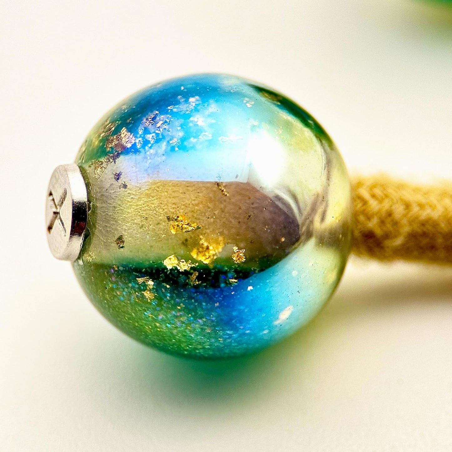 HOODIE CHARMS – Série Gold Flakes – Perle pour Cordon de Hoodie - Hoodie Charms - Bleu