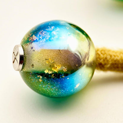 HOODIE CHARMS – Série Gold Flakes – Perle pour Cordon de Hoodie - Hoodie Charms - Bleu