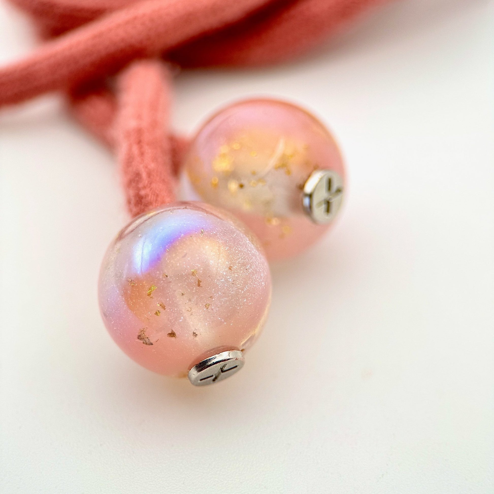 HOODIE CHARMS – Série Gold Flakes – Perle pour Cordon de Hoodie - Hoodie Charms - Orange