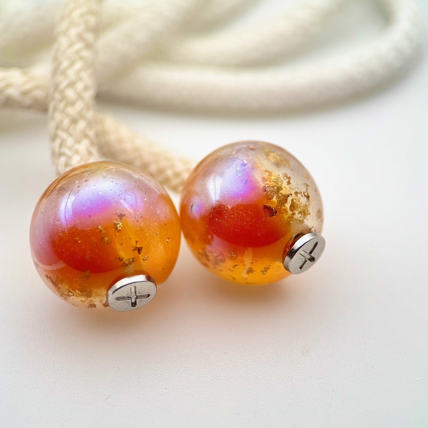 HOODIE CHARMS – Série Gold Flakes – Perle pour Cordon de Hoodie - Hoodie Charms - Turquoise