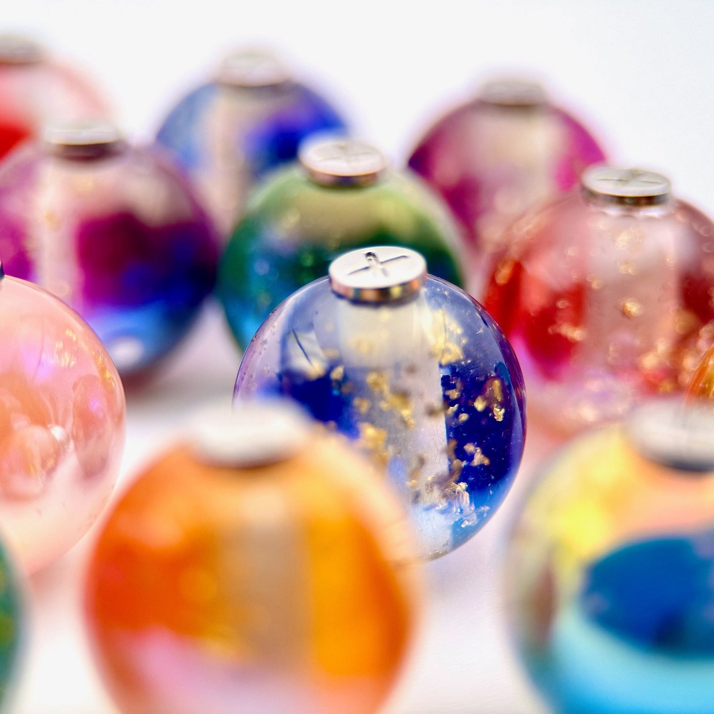 HOODIE CHARMS – Série Gold Flakes – Perle pour Cordon de Hoodie - Hoodie Charms - Vert