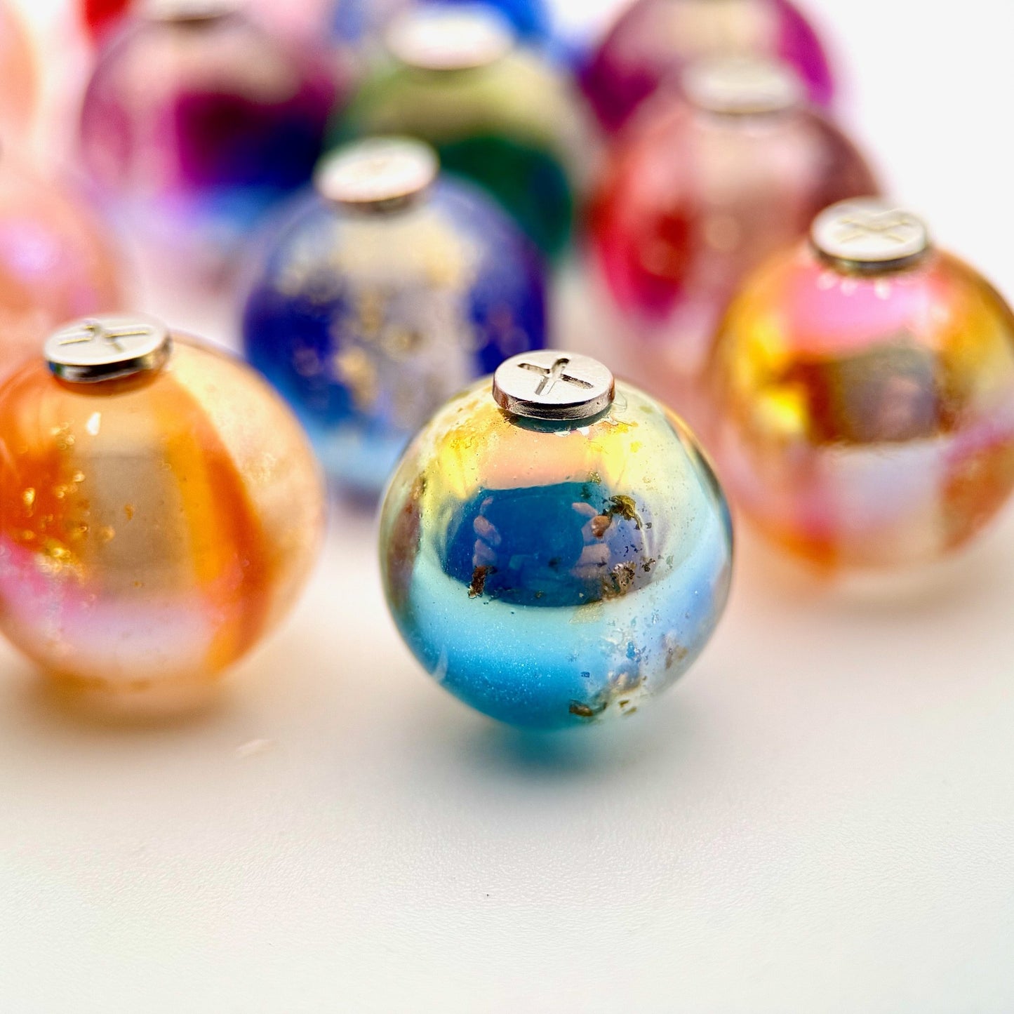 HOODIE CHARMS – Série Gold Flakes – Perle pour Cordon de Hoodie - Hoodie Charms - Vert