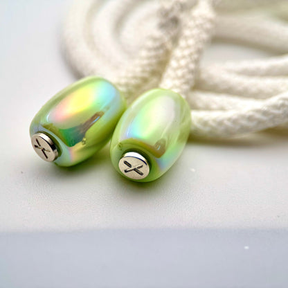Hoodie Charms – Série Halo Tube – Perle pour Cordon de Hoodie - Hoodie Charms - GREEN