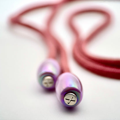 Hoodie Charms – Série Halo Tube – Perle pour Cordon de Hoodie - Hoodie Charms - PINK