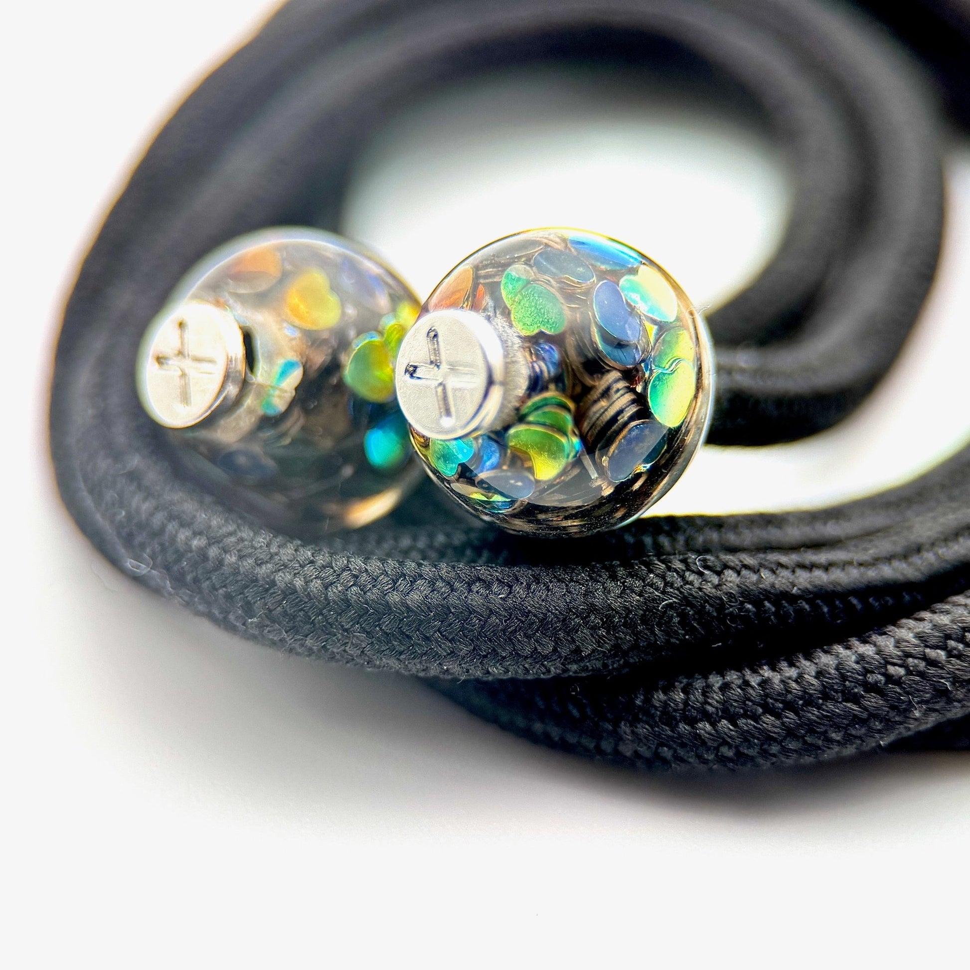 HOODIE CHARMS – Série Heart Glit – Perle pour Cordon de Hoodie - Hoodie Charms - Blanc