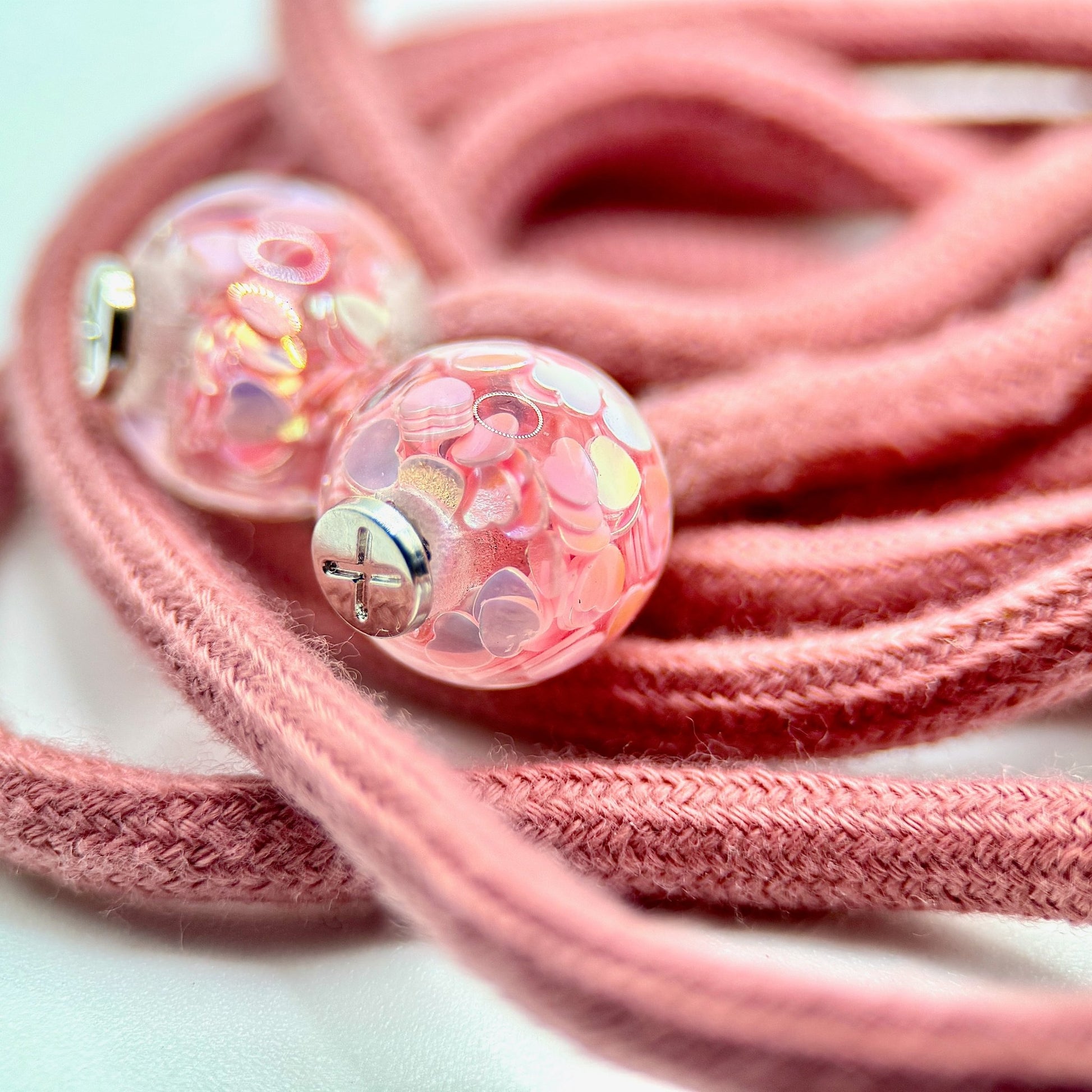 HOODIE CHARMS – Série Heart Glit – Perle pour Cordon de Hoodie - Hoodie Charms - Orange