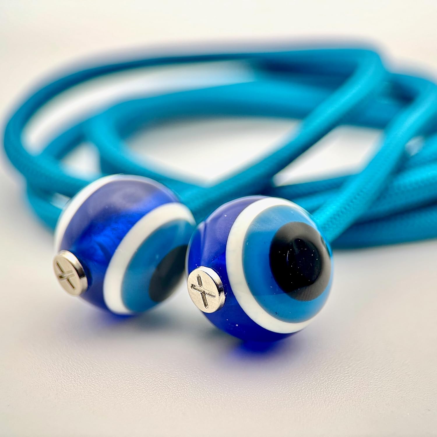 HOODIE CHARMS – Série Nazar Drop – Perle pour Cordon de Hoodie - Hoodie Charms - Bleu