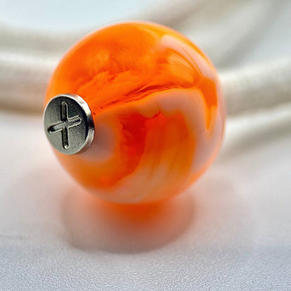 HOODIE CHARMS – Série Neon Core – Perle pour Cordon de Hoodie - Hoodie Charms - ORANGE