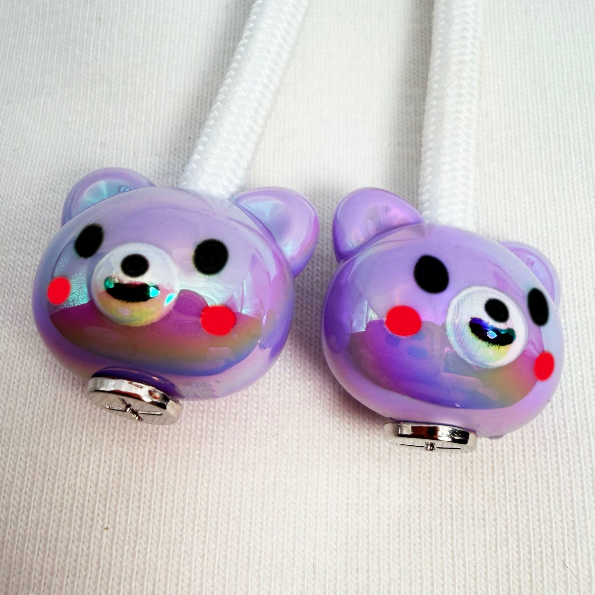 Hoodie Charms - Série Pearl Bear – Perles de Hoodie - Hoodie Charms - Violet