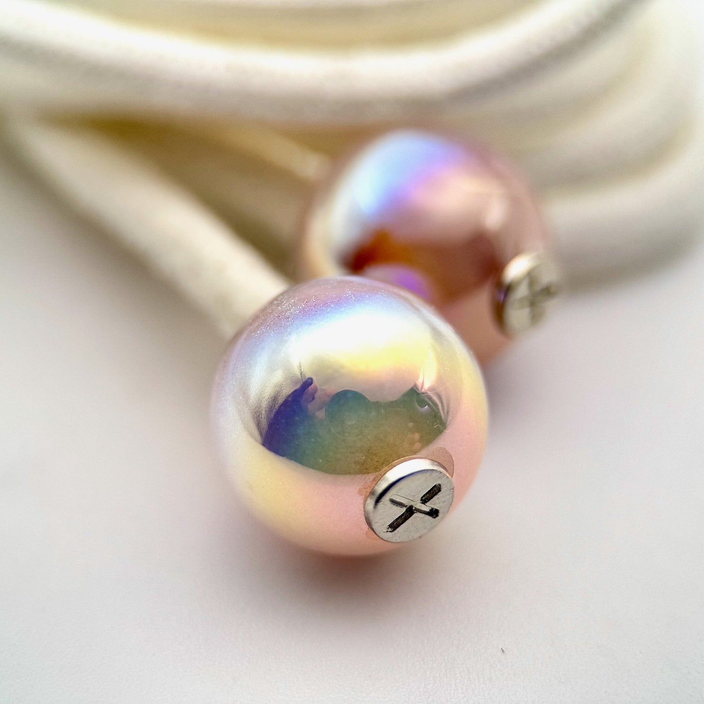 HOODIE CHARMS – Série Pearl Glow – Perle pour Cordon de Hoodie - Hoodie Charms - Rose