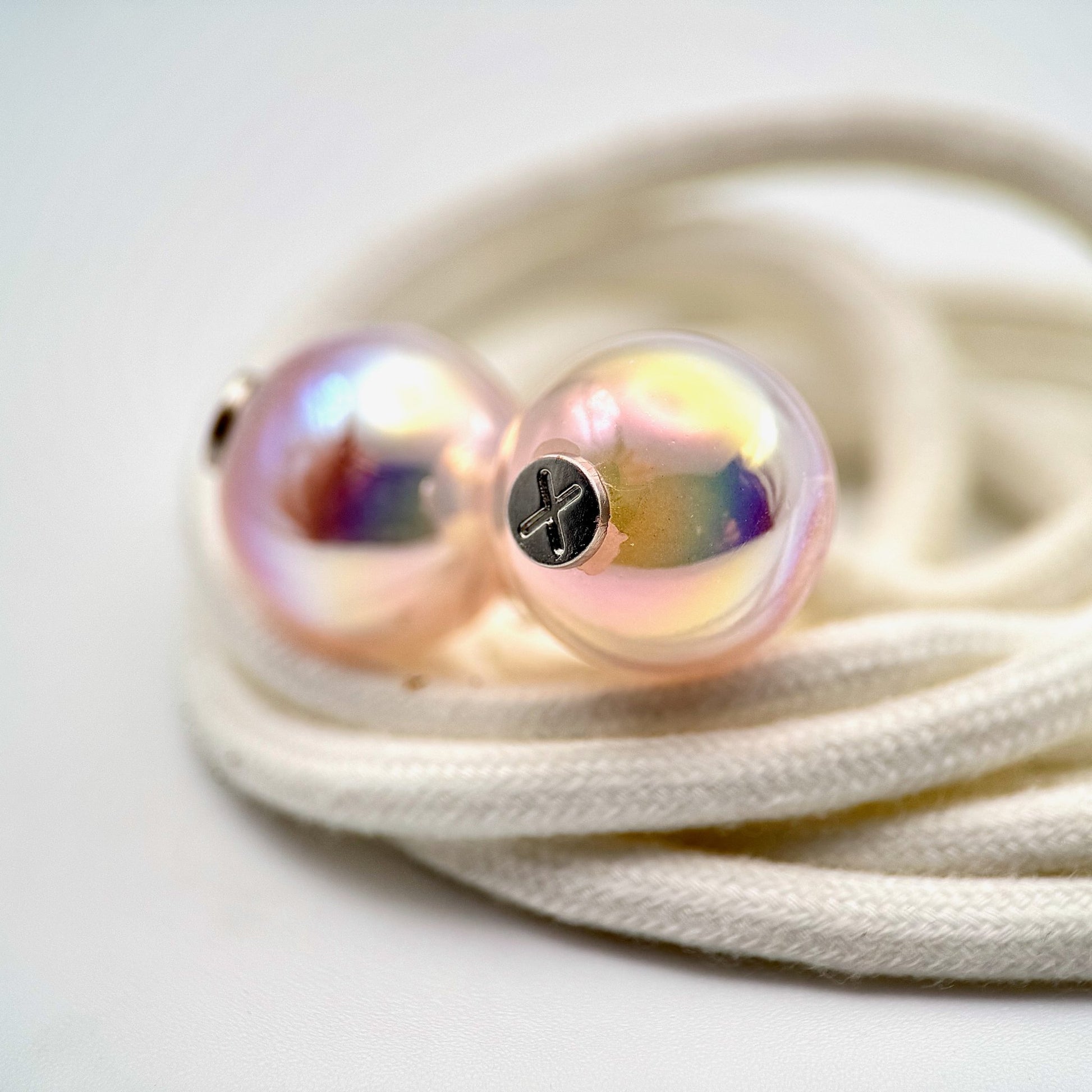 HOODIE CHARMS – Série Pearl Glow – Perle pour Cordon de Hoodie - Hoodie Charms - Soft Pink