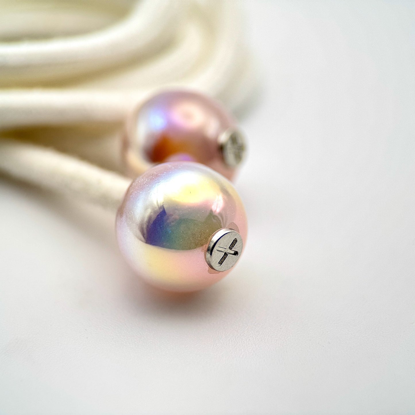 HOODIE CHARMS – Série Pearl Glow – Perle pour Cordon de Hoodie - Hoodie Charms - Soft Pink