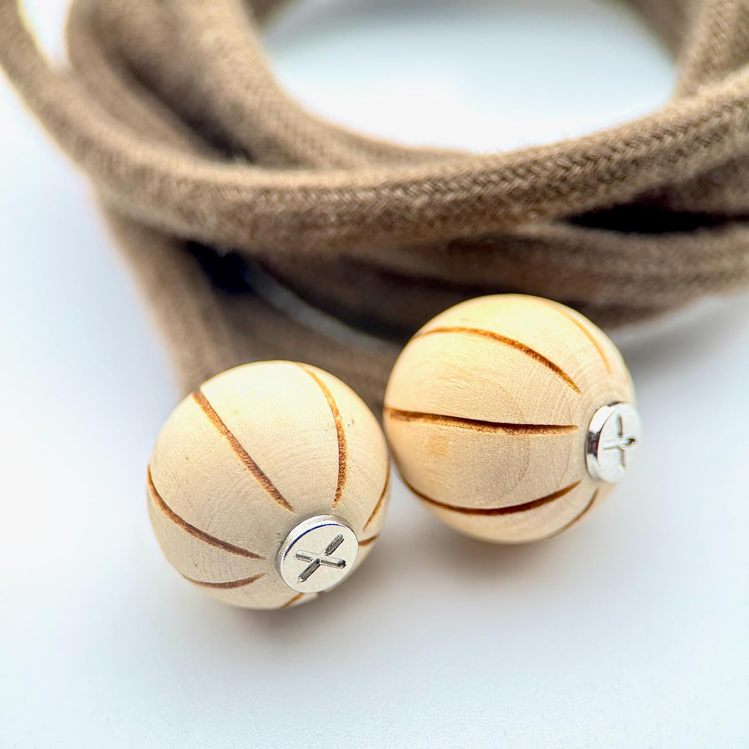 HOODIE CHARMS – Série RAW WOOD – Perle pour Cordon de Hoodie - Hoodie Charms - Canyon Lines