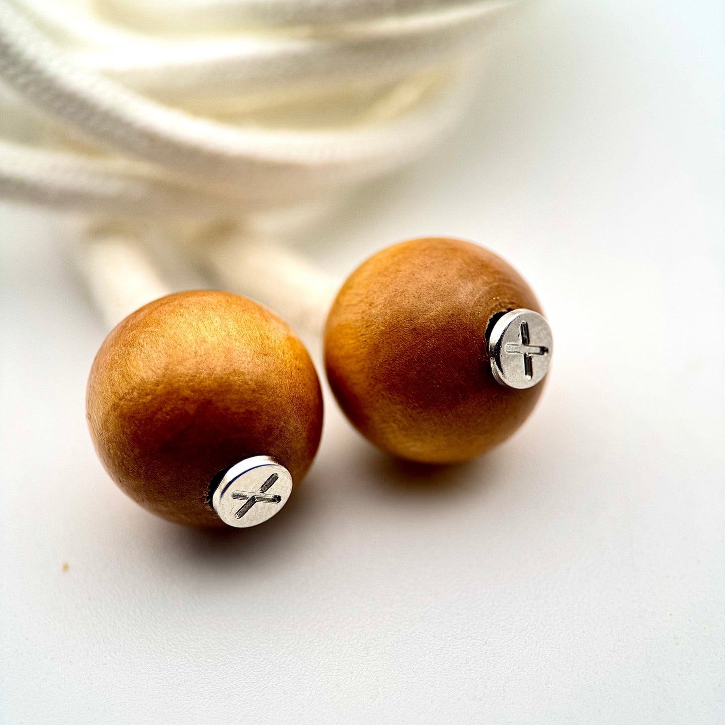 HOODIE CHARMS – Série RAW WOOD – Perle pour Cordon de Hoodie - Hoodie Charms - Tree Rings