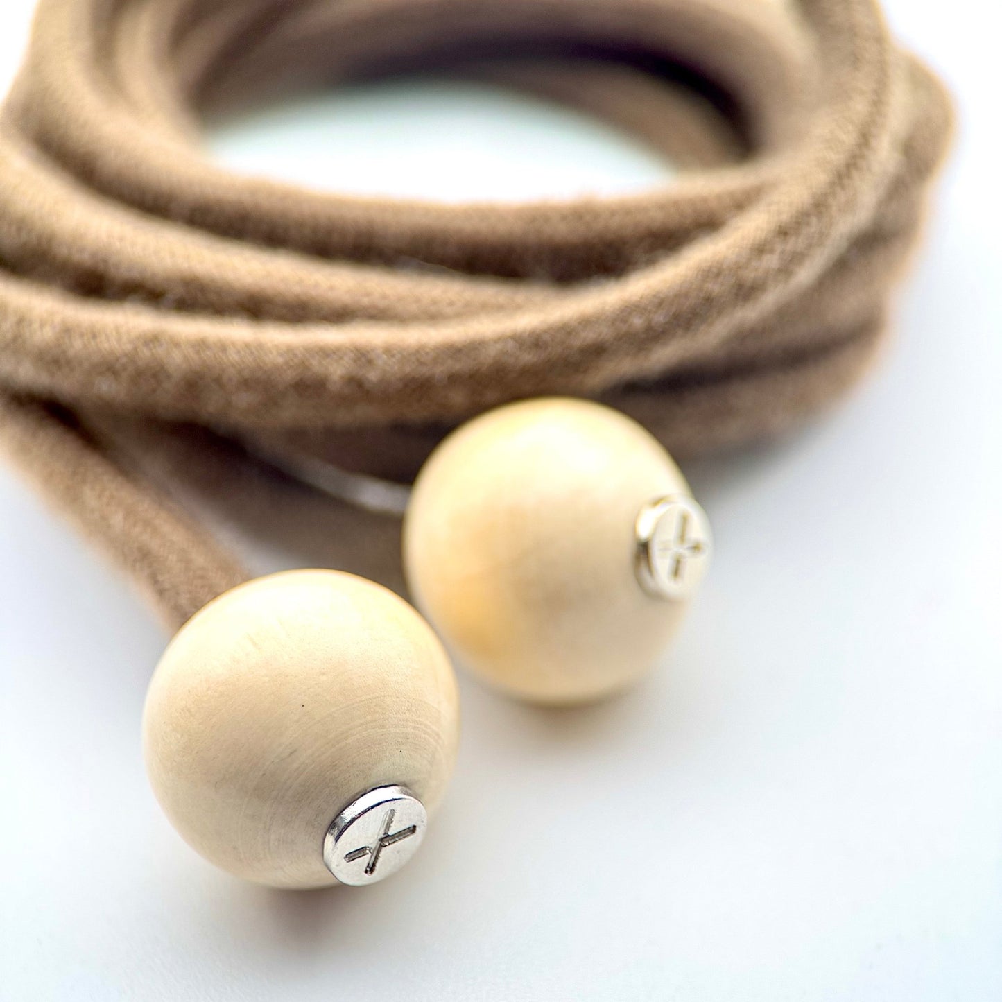 HOODIE CHARMS – Série RAW WOOD – Perle pour Cordon de Hoodie - Hoodie Charms - Tree Rings