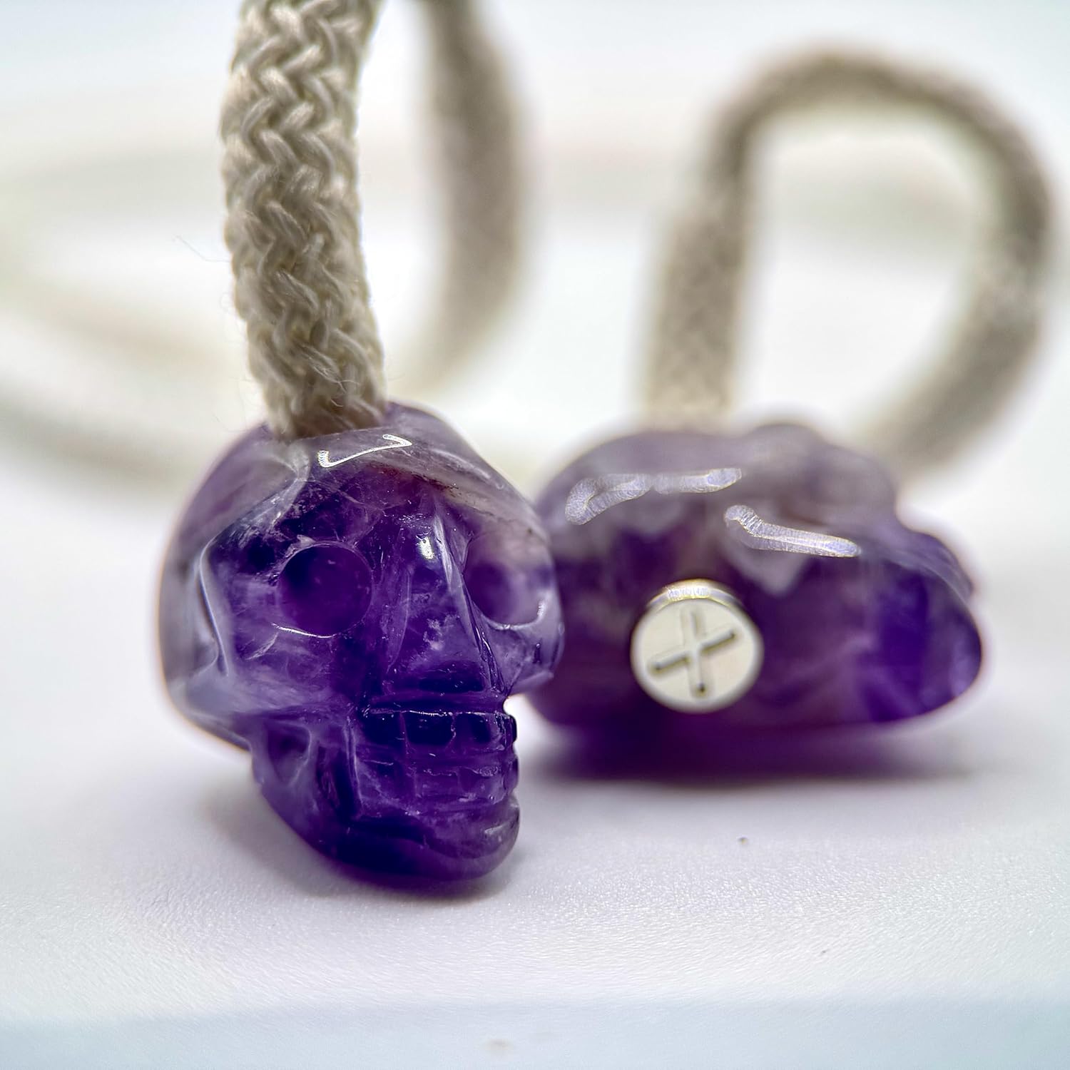 HOODIE CHARMS - Série Skull Stones – Perle pour Cordon de Hoodie - Hoodie Charms - Aventurine Verte