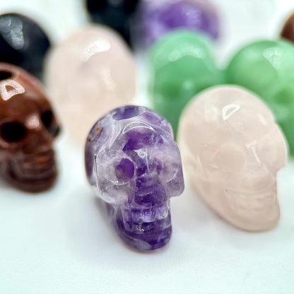 HOODIE CHARMS - Série Skull Stones – Perle pour Cordon de Hoodie - Hoodie Charms - Aventurine Verte