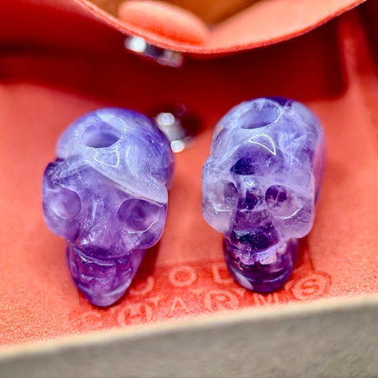 HOODIE CHARMS - Série Skull Stones – Perle pour Cordon de Hoodie - Hoodie Charms - Aventurine Verte