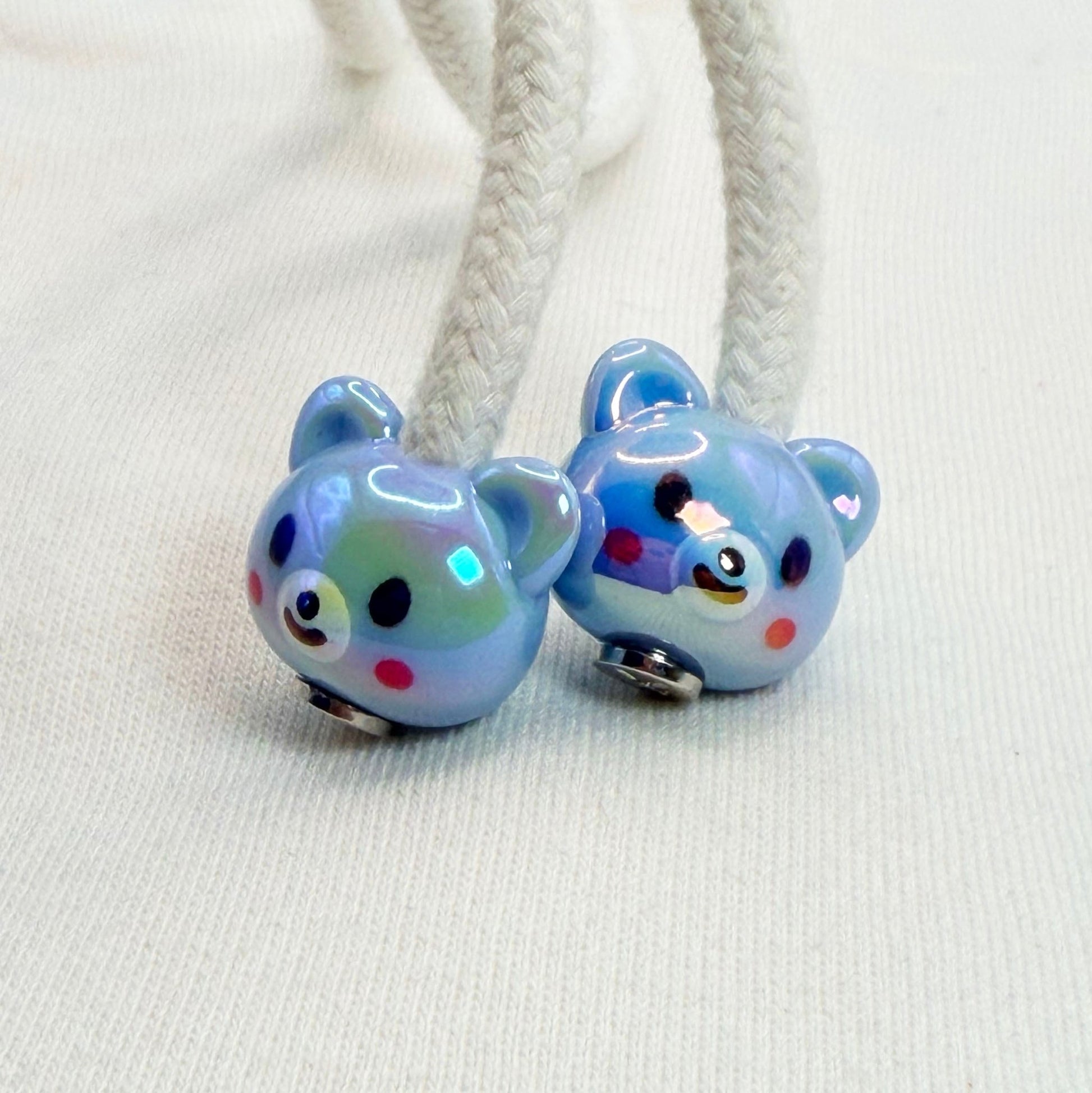 Hoodie Charms - Série Sky Bear – Perles de Hoodie - Hoodie Charms - Bleu Ciel