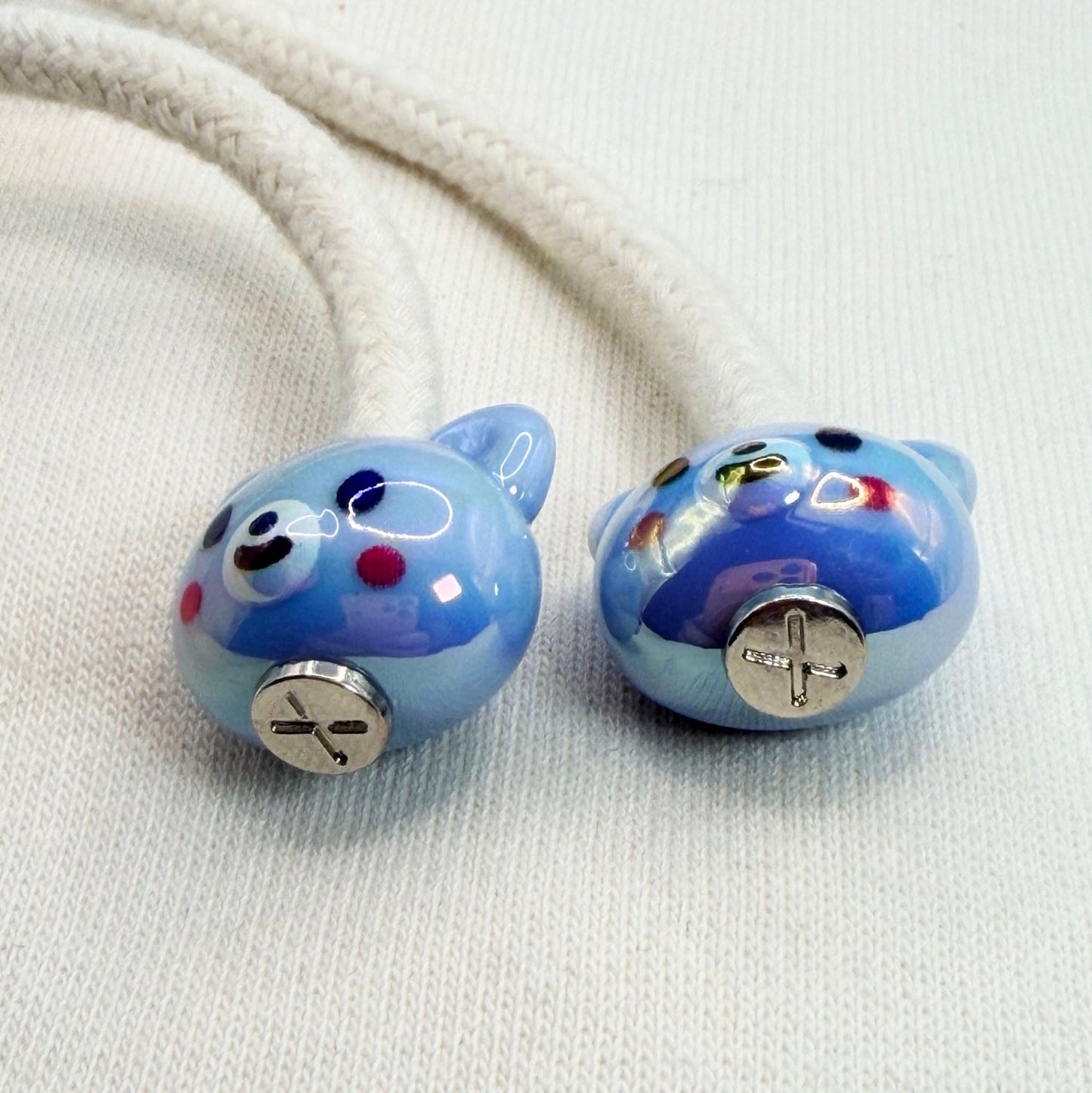 Hoodie Charms - Série Sky Bear – Perles de Hoodie - Hoodie Charms - Bleu Ciel