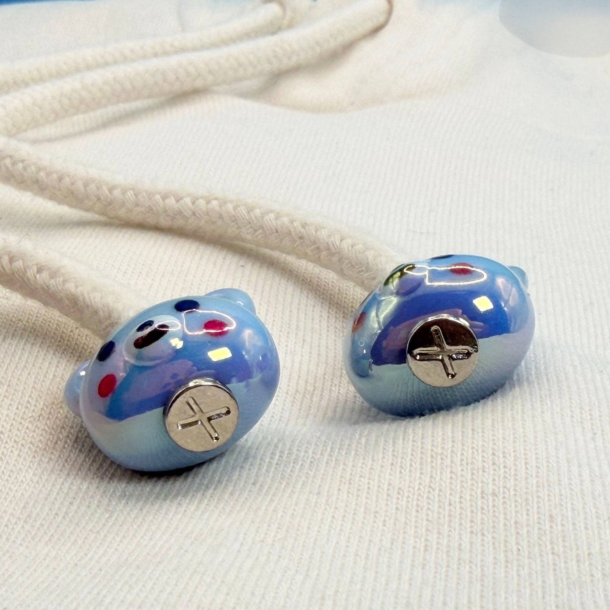 Hoodie Charms - Série Sky Bear – Perles de Hoodie - Hoodie Charms - Bleu Ciel
