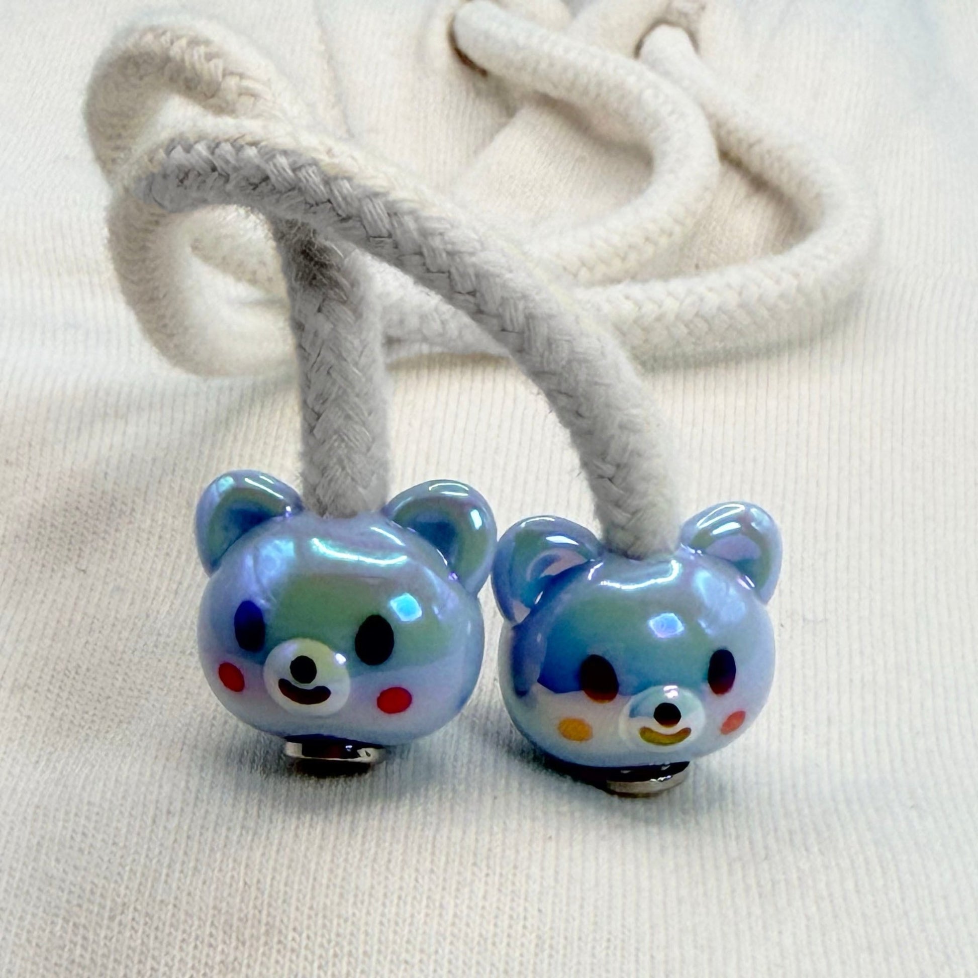 Hoodie Charms - Série Sky Bear – Perles de Hoodie - Hoodie Charms - Bleu Ciel
